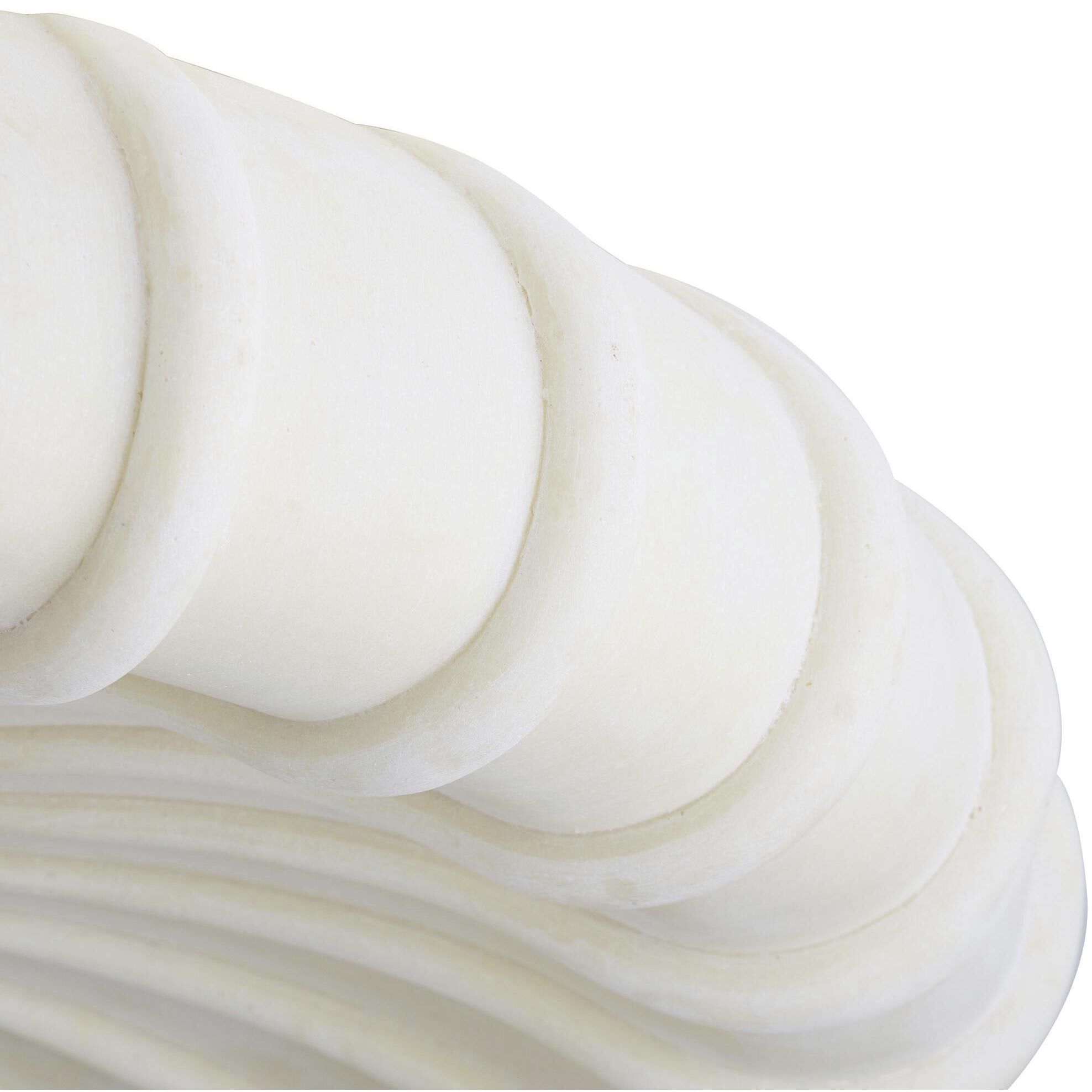 Camella 3 Light 35 inch Ivory and English Bronze Flush Mount Ceiling Light