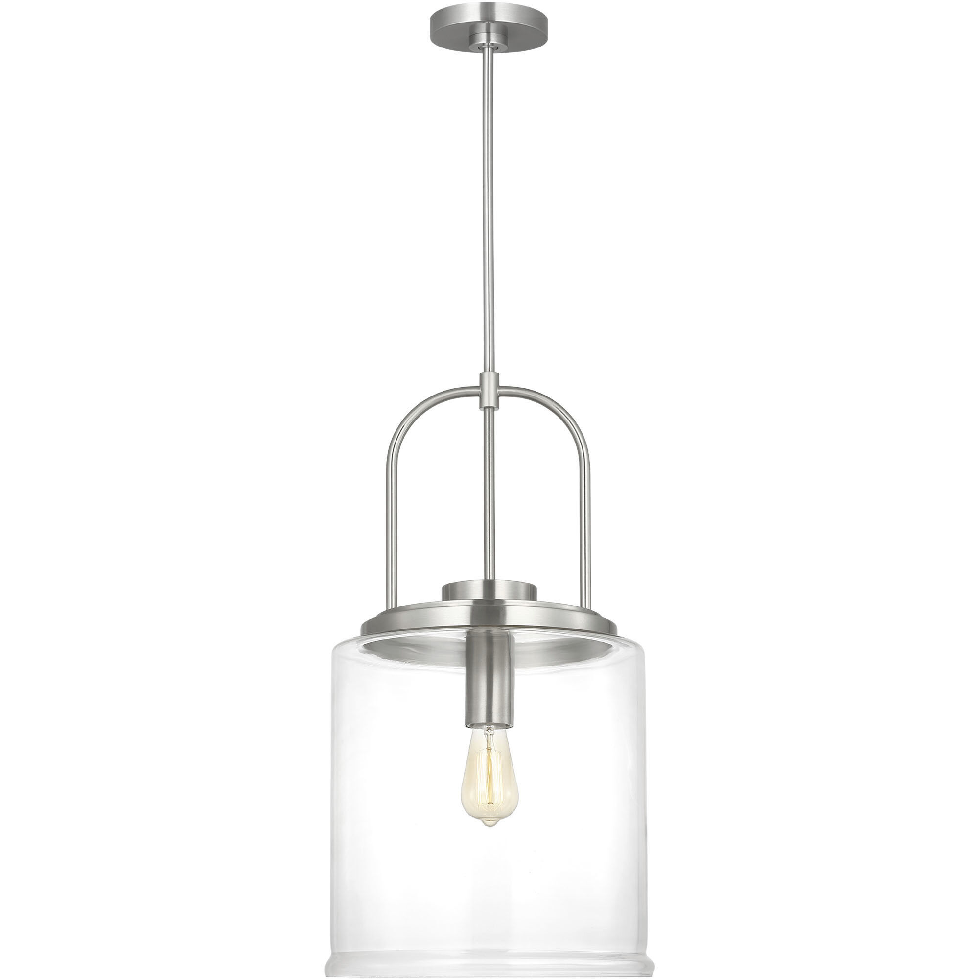 Anders 1 Light 14 inch Brushed Nickel Pendant Ceiling Light