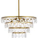 Ella 6 Light 20 inch Brass Pendant Ceiling Light