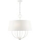 Ridgecrest 6 Light 24 inch White Pendant Chandelier Ceiling Light