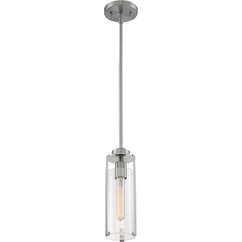 Marina 1 Light 5 inch Brushed Nickel Pendant Ceiling Light