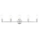 Lansdale 5 Light 34 inch Polished Chrome Vanity Sconce Wall Light