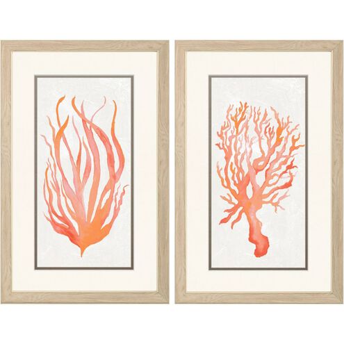 Waterside Collection Orange Framed Art