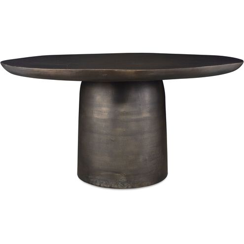 Madrone 60 X 30 inch Dark Bronze Outdoor Dining Table