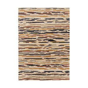 Harlequin 144 X 108 inch Neutral and Black Area Rug, Wool