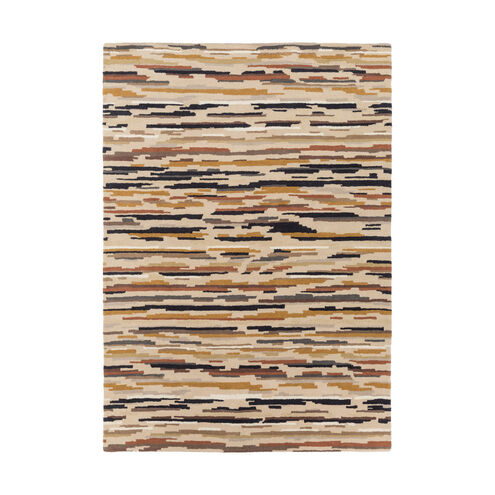 Harlequin 144 X 108 inch Neutral and Black Area Rug, Wool