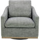 Linden Green Swivel Chair in Multicolor
