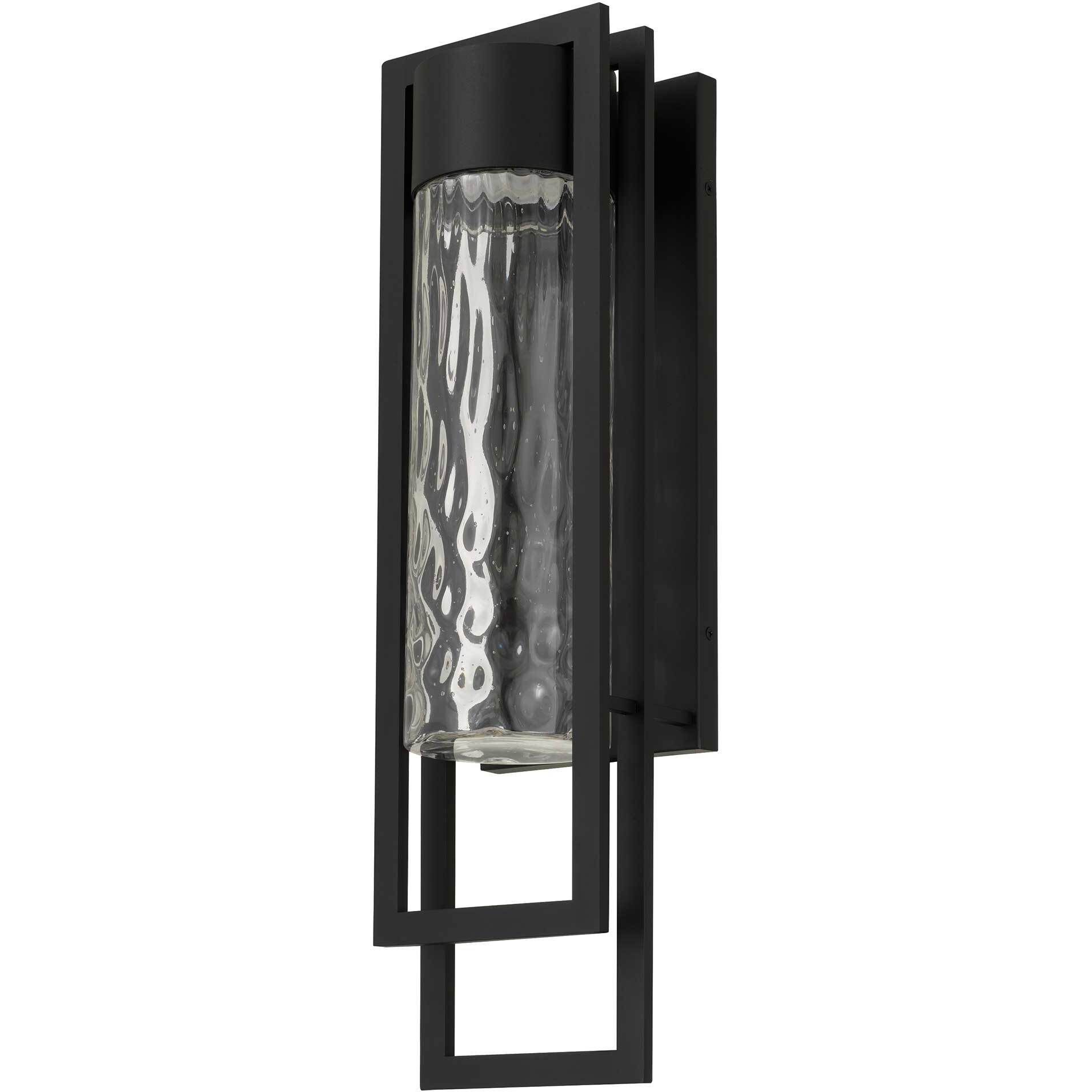 2 Step LED 25 inch Sand Black Outdoor Wall Sconce
