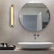 Procyon 24 inch Antique Brass Bathroom Vanity Light Wall Light