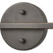 Kempton 2 Light 16 inch Matte Black with Satin Brass Vanity Light Wall Light