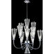 Medallion 9 Light Silver Chandelier Ceiling Light
