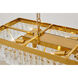 Canada 12 Light 12 inch Satin Brass Chandelier Ceiling Light