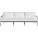 Milan Stinson White Outdoor Sofa