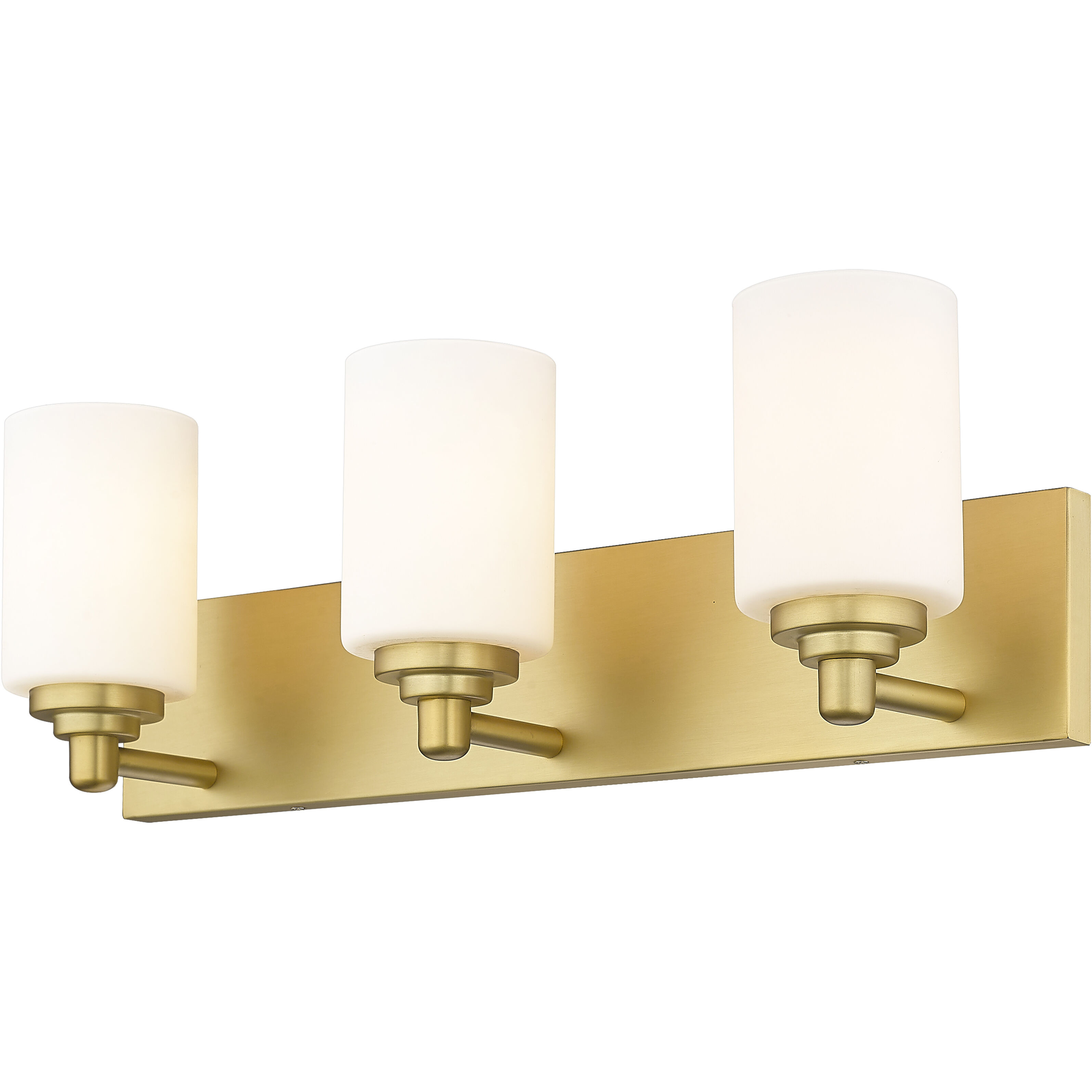 Soledad 3 Light 23 inch Brushed Gold Vanity Wall Light