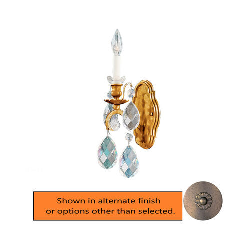 Renaissance 1 Light 5.5 inch Etruscan Gold Wall Sconce Wall Light in Heritage