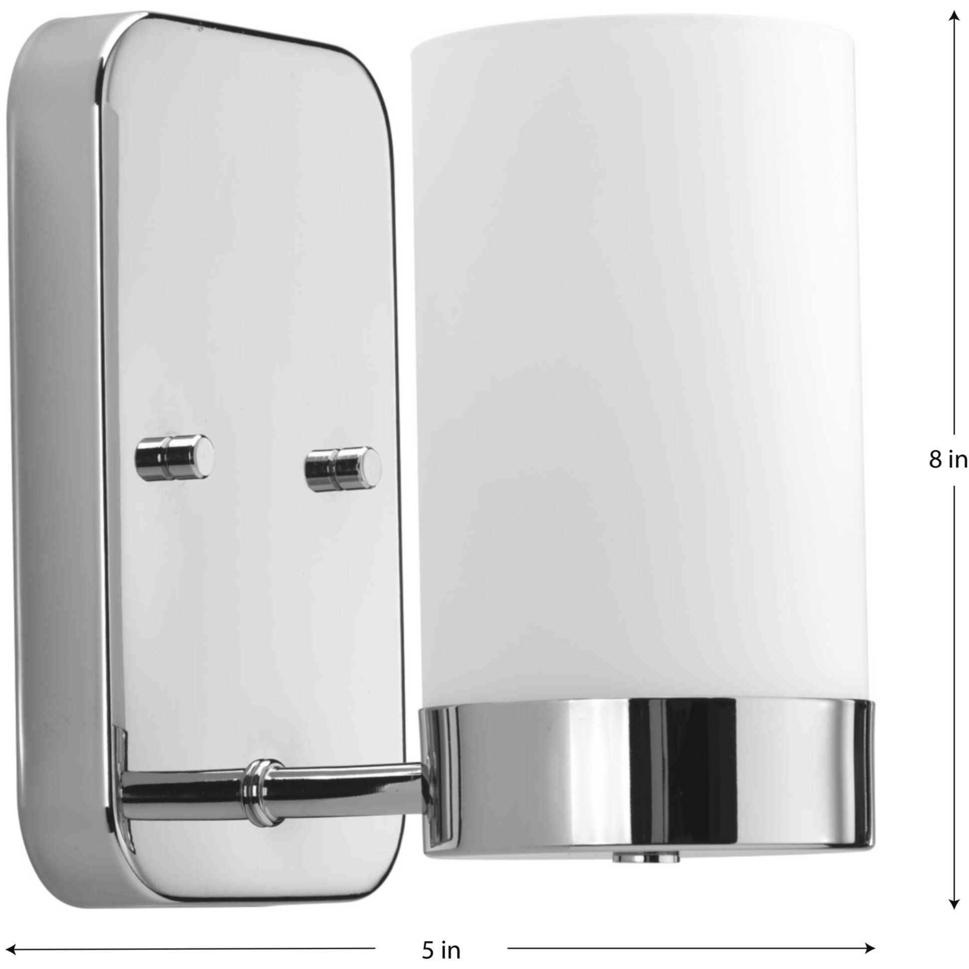Elevate 1 Light 5 inch Polished Chrome Bath Vanity Wall Light, Design Series