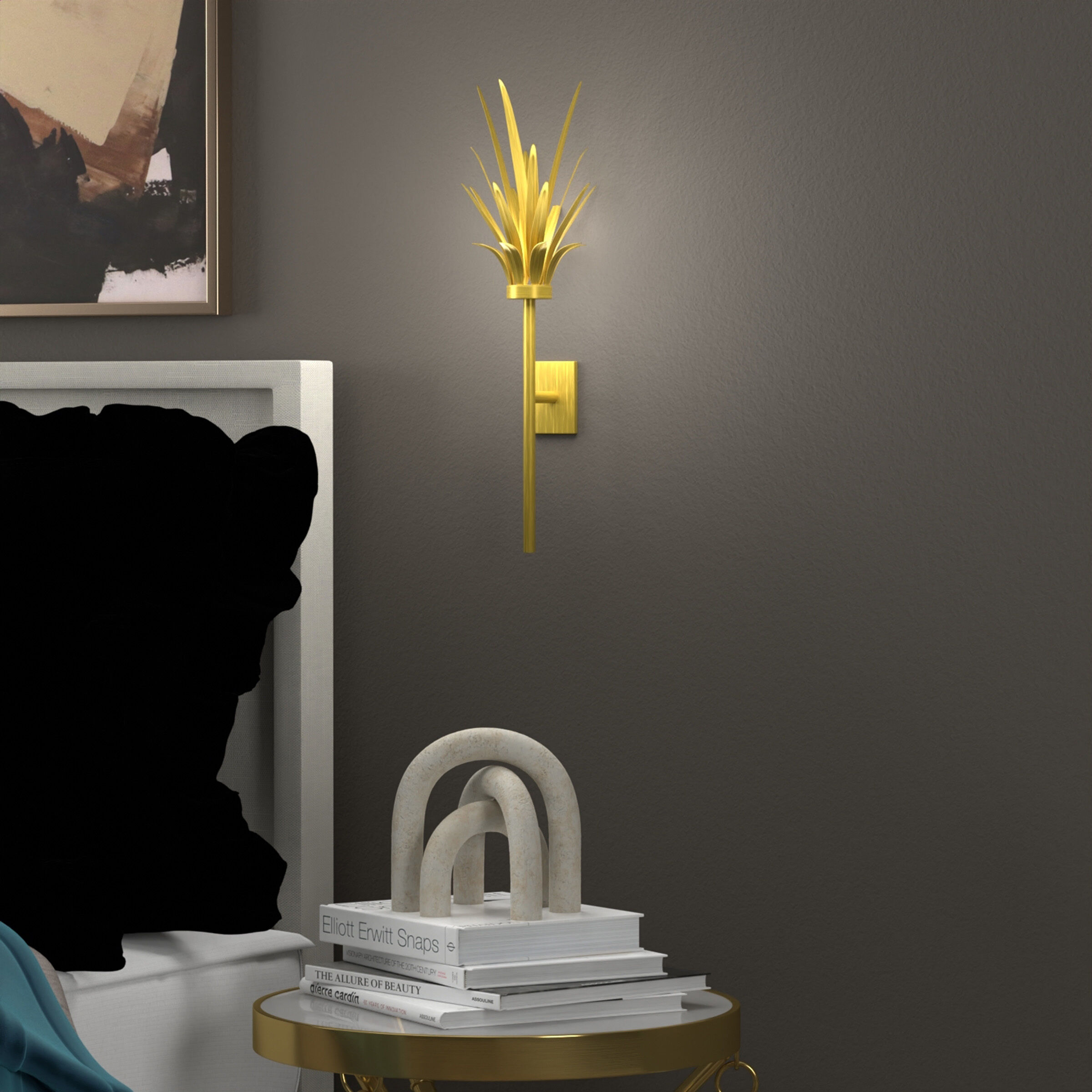 Doric LED 8.5 inch Gold Wall Sconce Wall Light