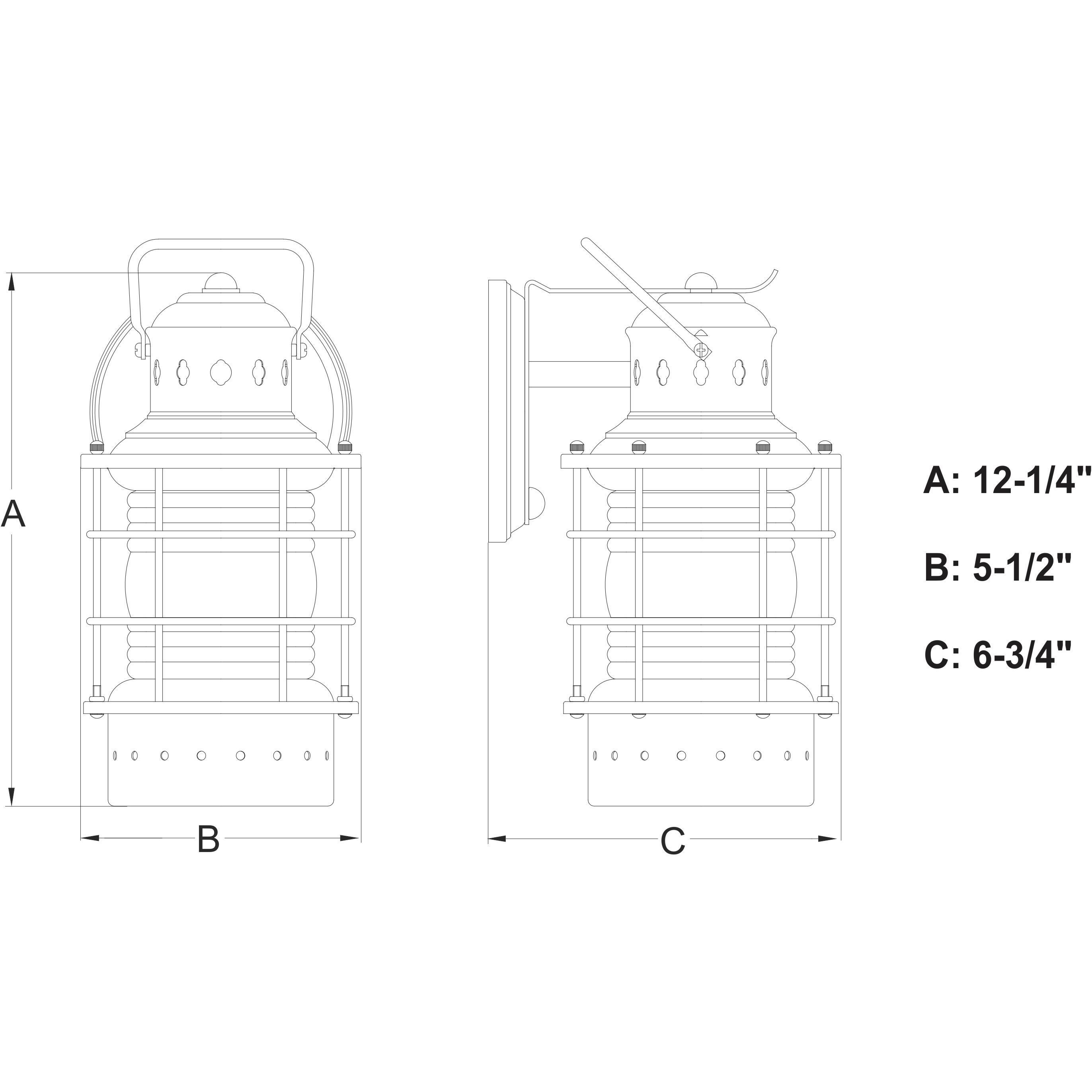Hyannis LED 12.25 inch Burnished Bronze Outdoor Wall
