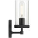 Lily 1 Light 4.75 inch Matte Black Wall Sconce Wall Light