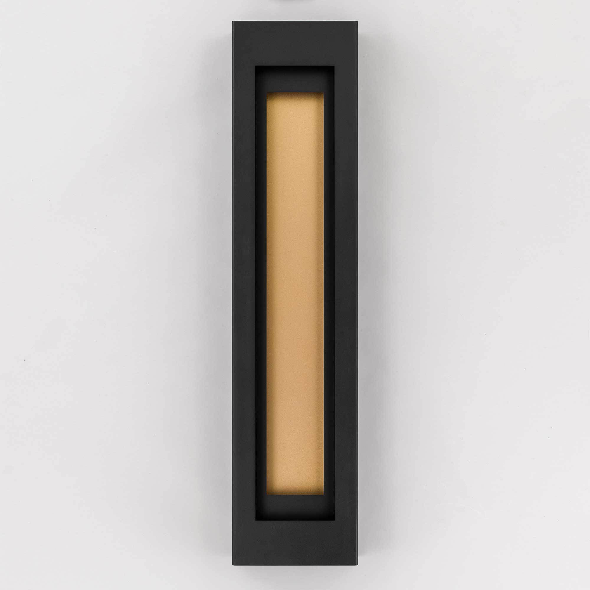 Layer LED 38 inch Sand Black Outdoor Wall Sconce