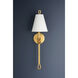 Alburgh 1 Light 6.75 inch Vintage Gold Leaf Wall Sconce Wall Light