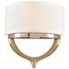 Bombay 2 Light 12 inch Two Tone Champagne Gold ADA Wall Sconce Wall Light