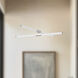 Akari LED 35.5 inch Brushed Nickel Chandelier Ceiling Light