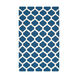 Frontier 66 X 42 inch Blue and Neutral Area Rug, Wool