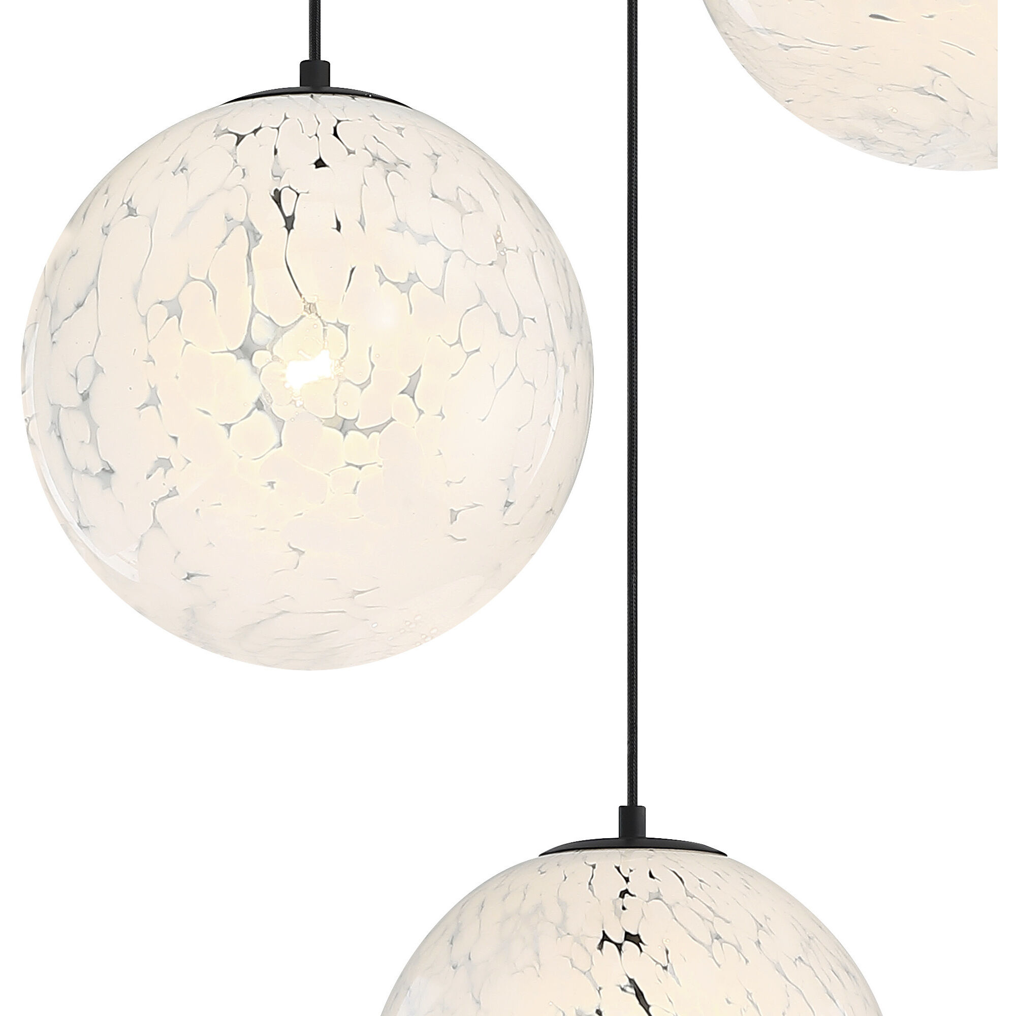 Circo LED 28 inch Matte Black Chandelier Ceiling Light