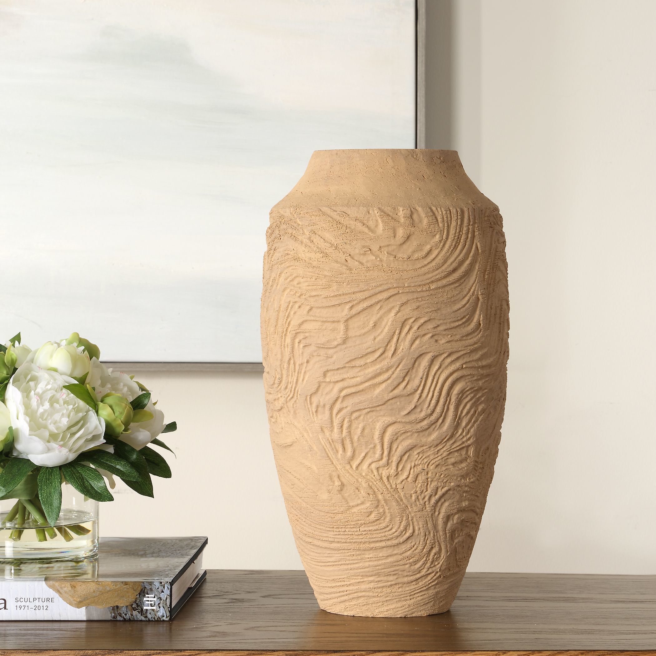 Sandstone Flow 15.5 X 8.25 inch Vase