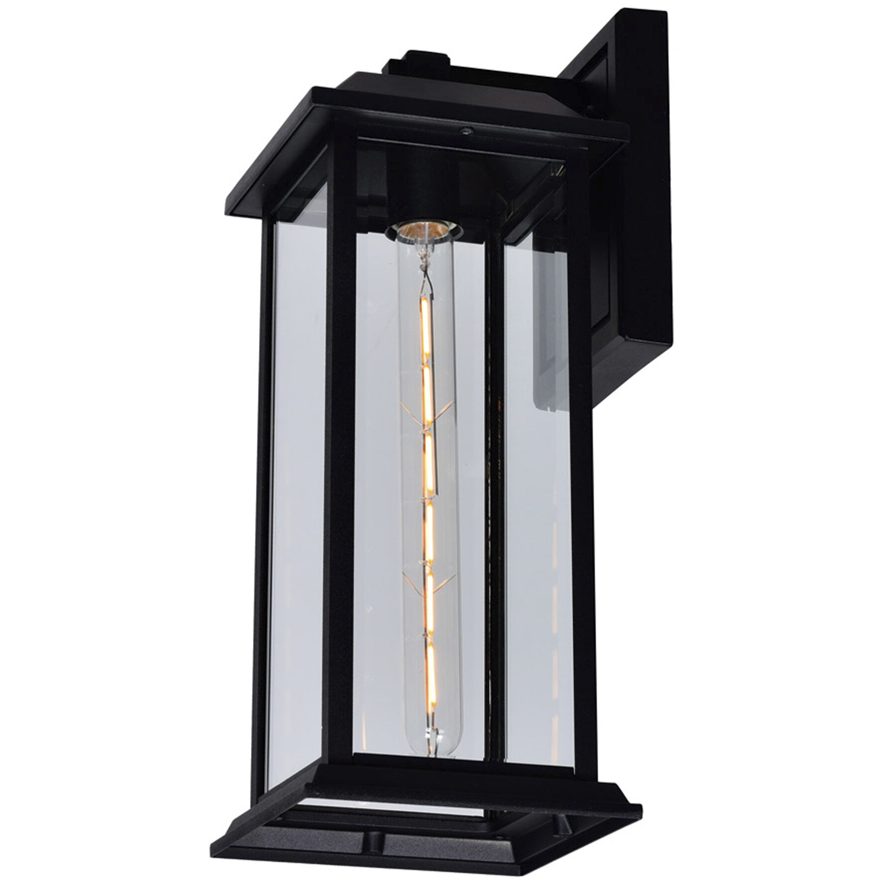 Blackbridge 1 Light 16 inch Black Outdoor Wall Light