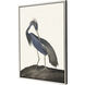 Great Heron Blue and Brown and Multi Canvas