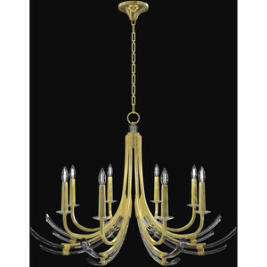 Trevi 8 Light 39.5 inch Gold Chandelier Ceiling Light