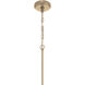 Pleated 4 Light 30 inch Premium Bronze Chandelier Ceiling Light