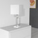 Fernanda 19 inch 100.00 watt Polished Chrome Decorative Table Lamp Portable Light