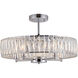 Canada 5 Light 22 inch Chrome Chandelier Ceiling Light