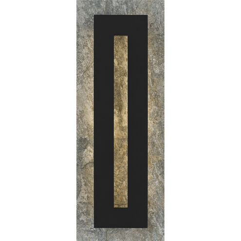 Tate LED 22 inch Earth Black Outdoor Wall Lantern, Large
