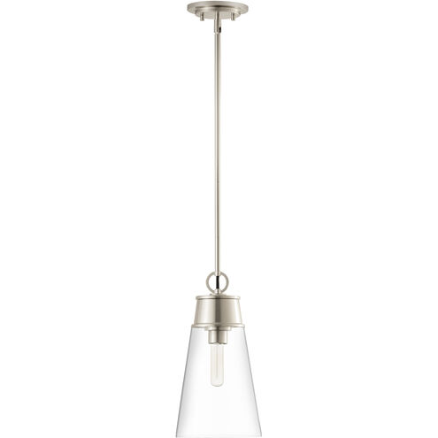 Wentworth 1 Light 7.5 inch Brushed Nickel Pendant Ceiling Light
