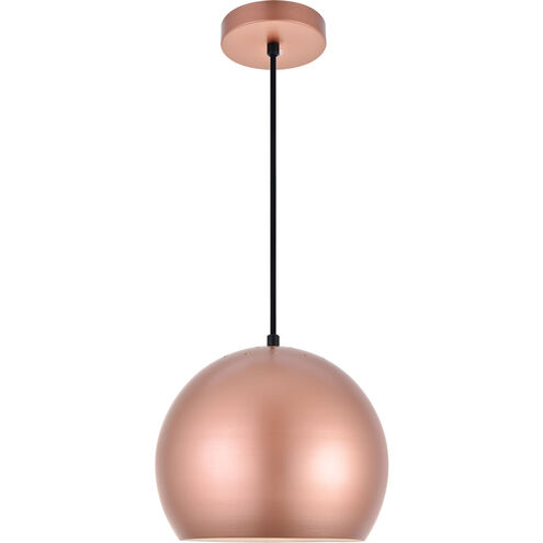 Kasey 1 Light 10 inch Honey Gold Pendant Ceiling Light