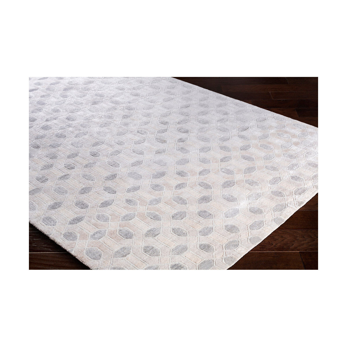 Florentine 108 X 72 inch Neutral and Neutral Area Rug, Viscose