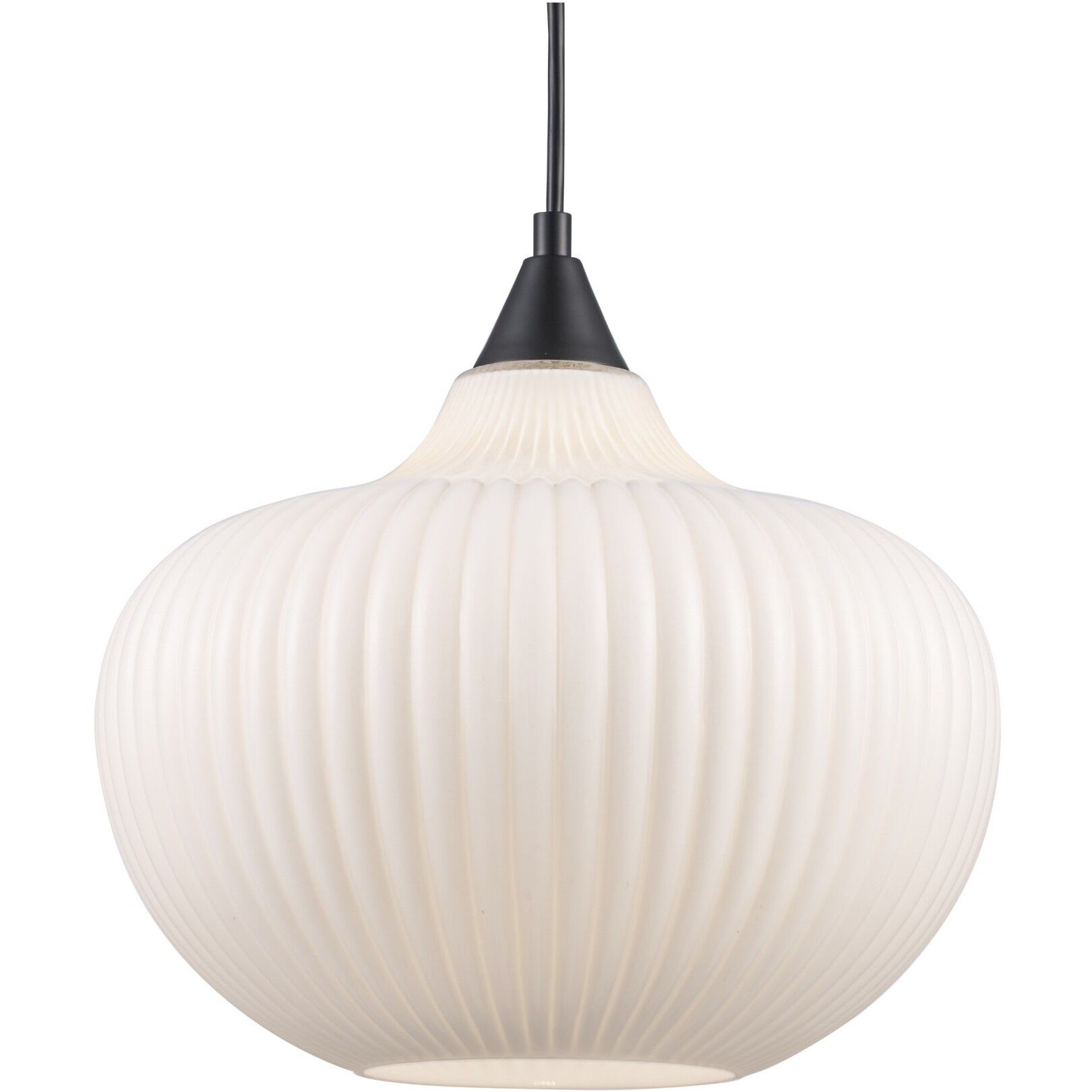Aristo 1 Light 12 inch Black Shaded Pendant Ceiling Light