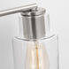 Drew & Jonathan Sayward 4 Light 32.38 inch Brushed Steel Wall Bath Fixture Wall Light