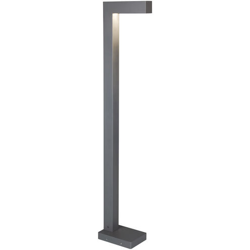 Sean Lavin Strut 120 19.4 watt Charcoal Outdoor Bollard in No Options, LED 80 CRI 2700K, Integrated LED