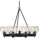Galveston 9 Light 37 inch Rubbed Bronze Chandelier Ceiling Light, Large