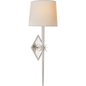 Ian K. Fowler Etoile 2 Light 9.5 inch Polished Nickel Tail Sconce Wall Light in Natural Paper, Large
