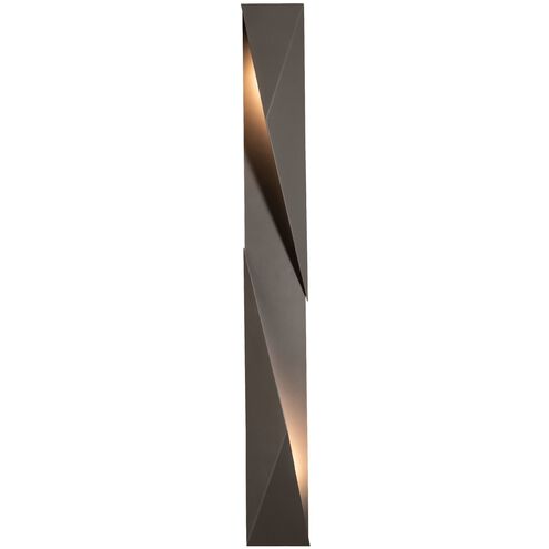 Carbon 2 Light 62.2 inch Coastal Burnished Steel Outdoor Sconce, Large