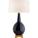 Julie Neill Antoine 30 inch 100 watt Mixed Blue Brown Table Lamp Portable Light, Large