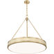 Quinn Pendant Ceiling Light in Modern Gold