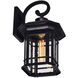 Blackburn 1 Light 17 inch Black Outdoor Wall Light