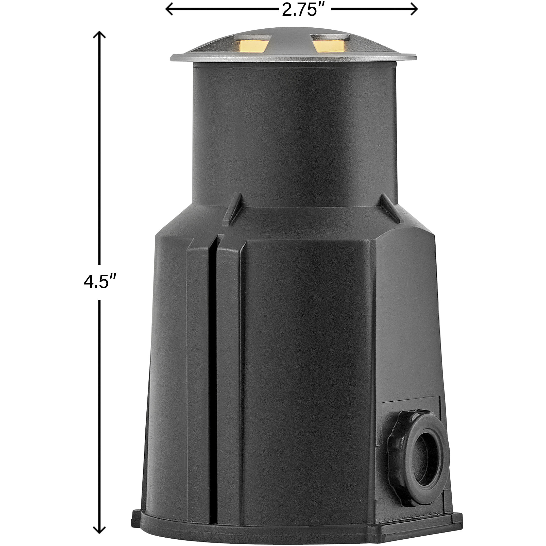 Sparta Flare 12v 4.00 watt Stainless Steel Landscape Well Light, Quad-Directional